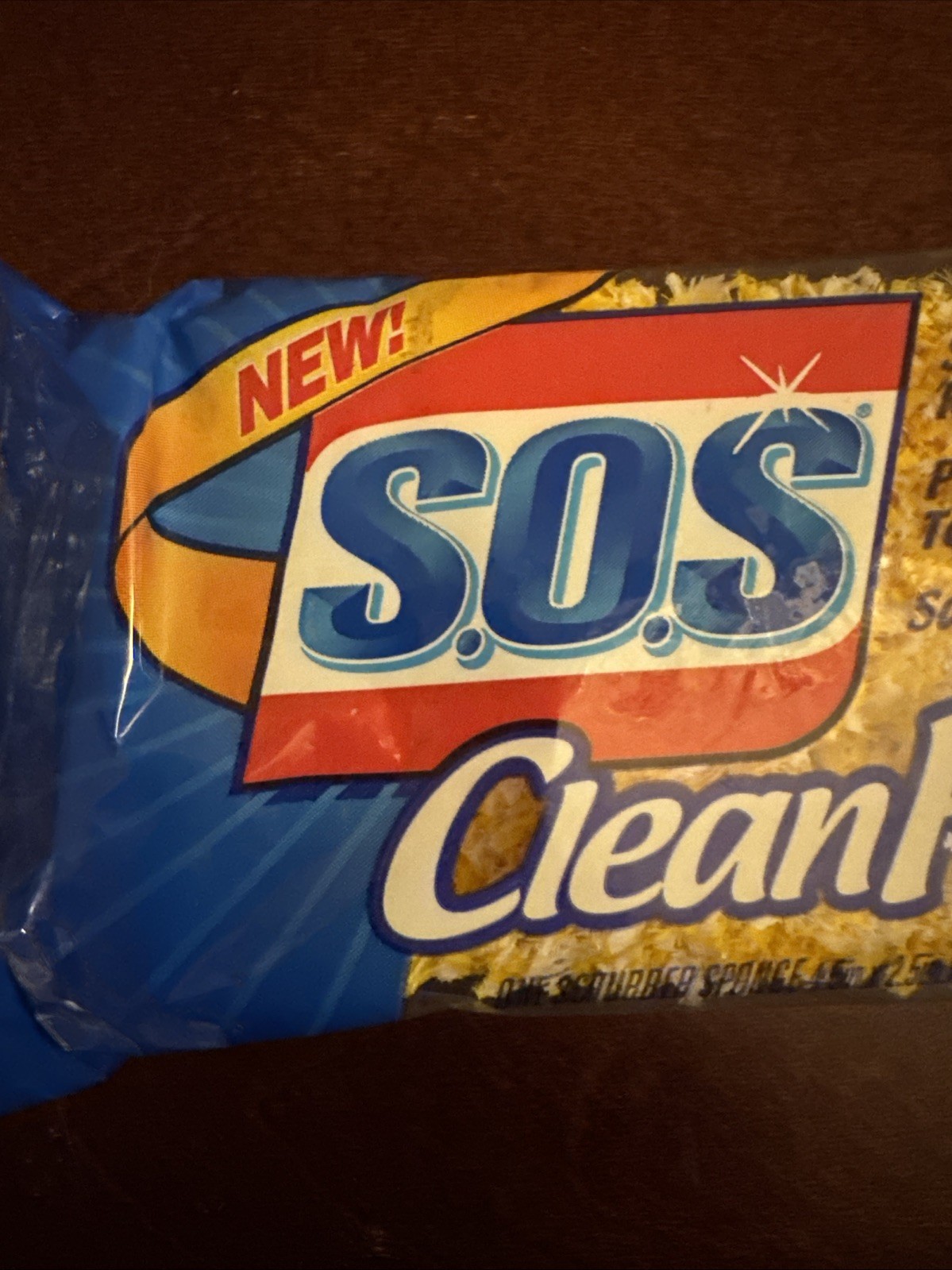 S.O.S CleanRinse Scrubber Sponge Combo Vintage 2000 Clean Rinse New NOS SOS
