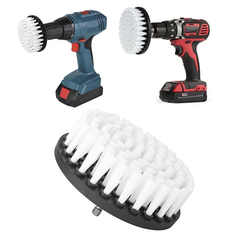 5in Soft Electric Drill Brush Cleaner Tool For Cleaning Carpet Leather Reliable