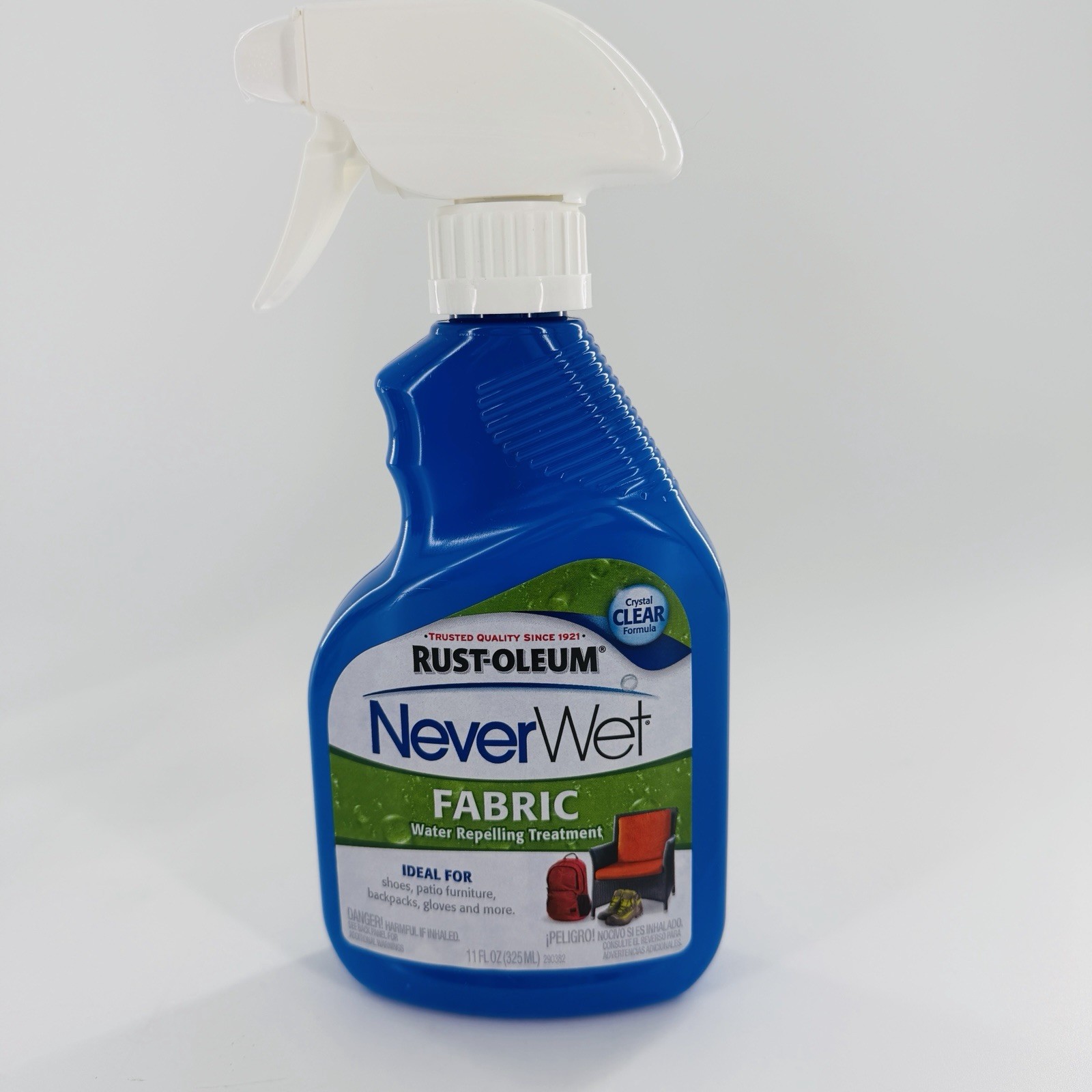 Rustoleum Never Wet Outdoor Fabric 11 fl.oz. Water Repelling Treatment Clear New
