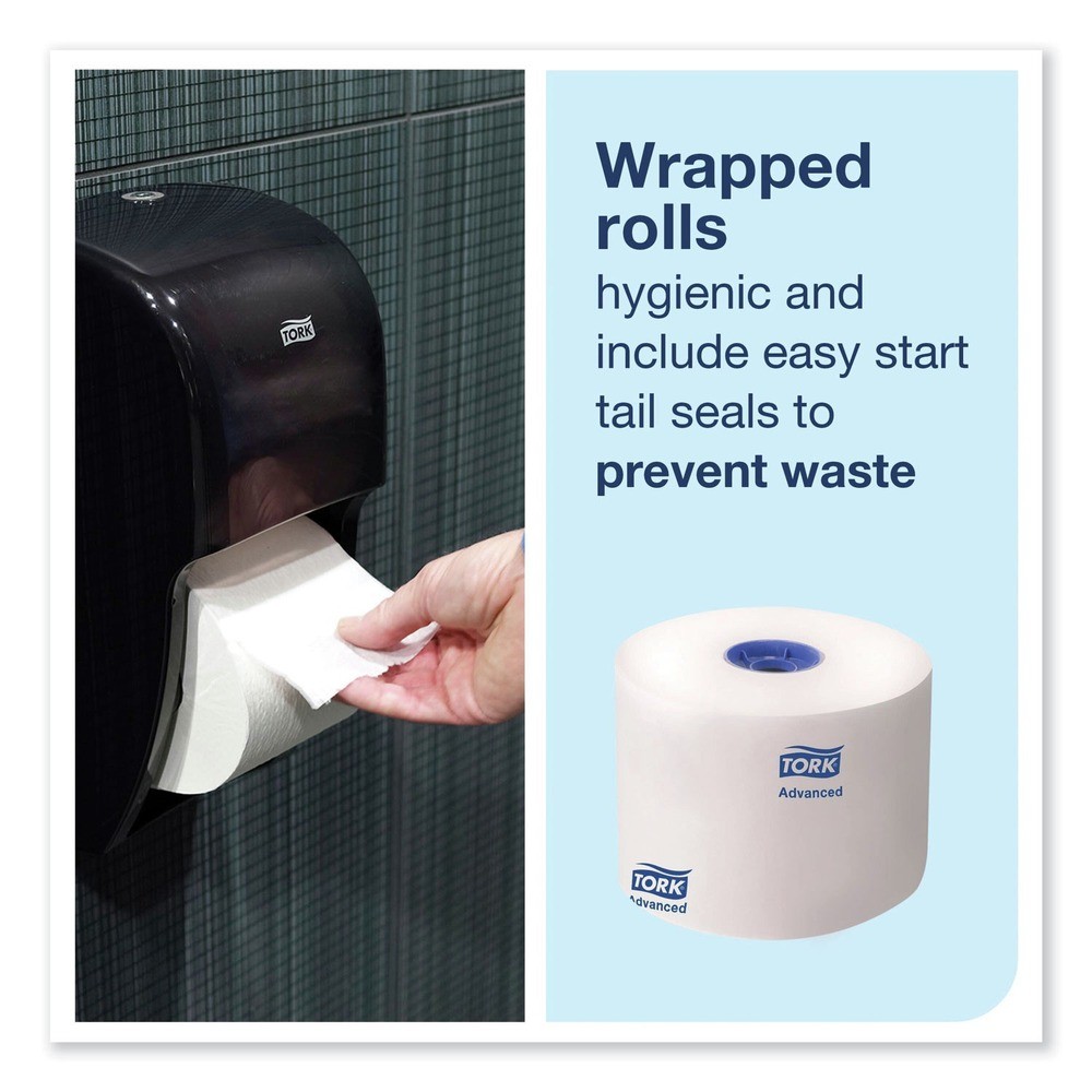 Tork 110292A 2-Ply Septic Safe Adv High Cap Bath Tissue – White (36/Carton) New
