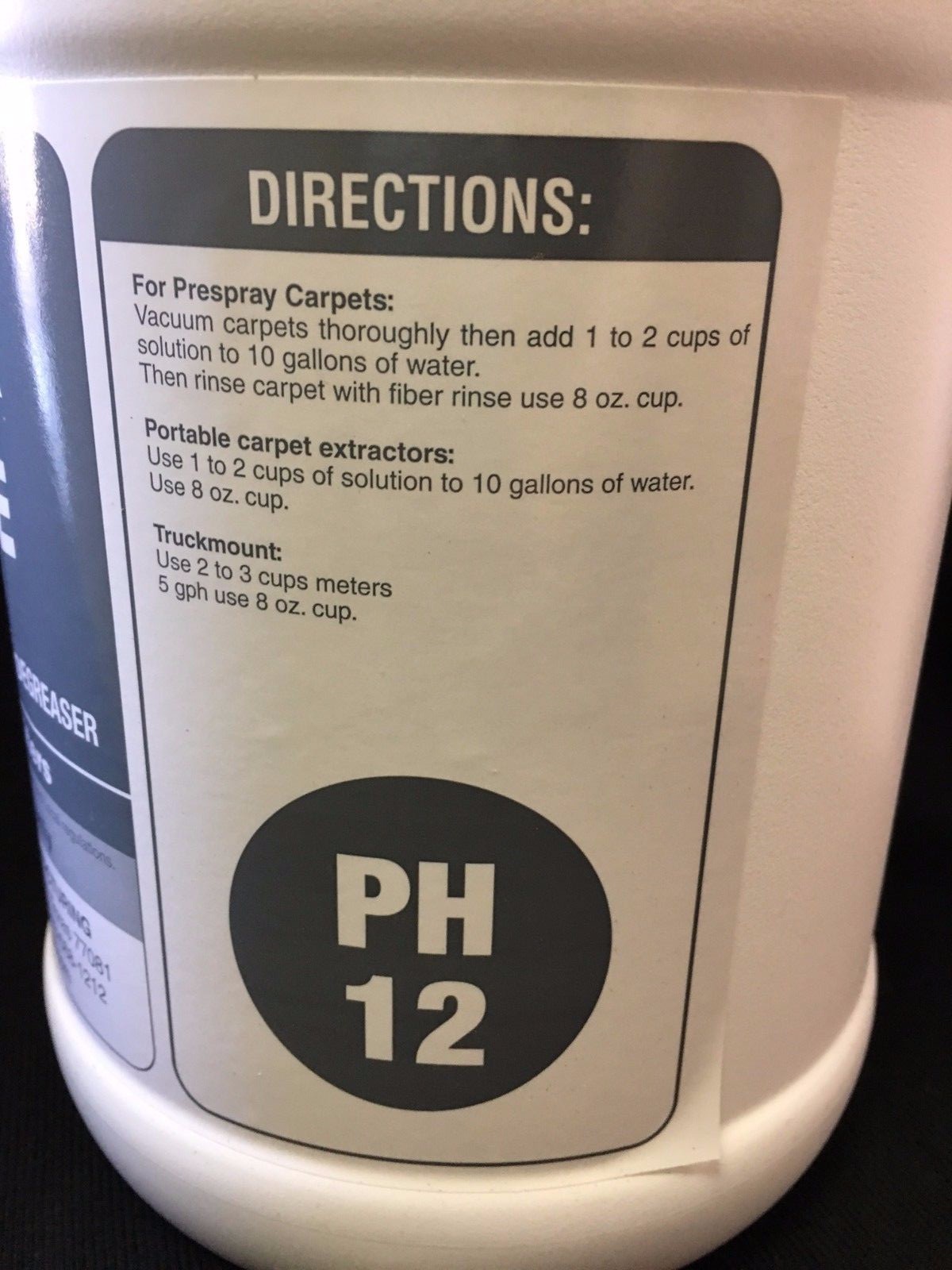 Supreme Degreaser Multi Purpose Cleaner Pre-Spray Carpet Shampoo