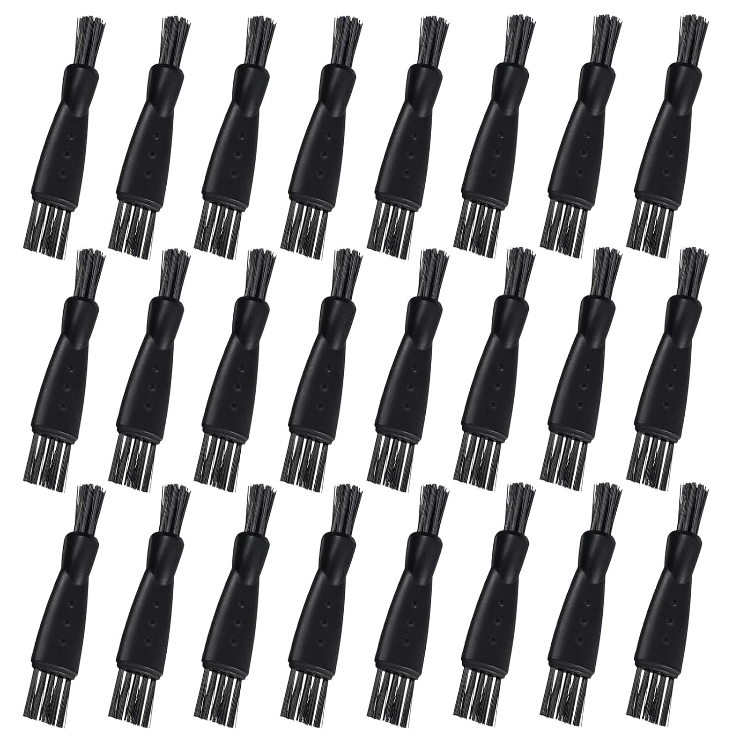 24PCS Men’S Electric Shavers Cleaning Brush Double-Sided Shavers Brush Hair Brus