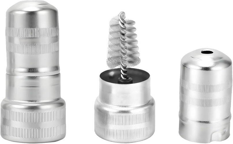 2PS Car Battery Terminal Cleaning Brush, Metal Vehicle Battery Post Cleaner Bri