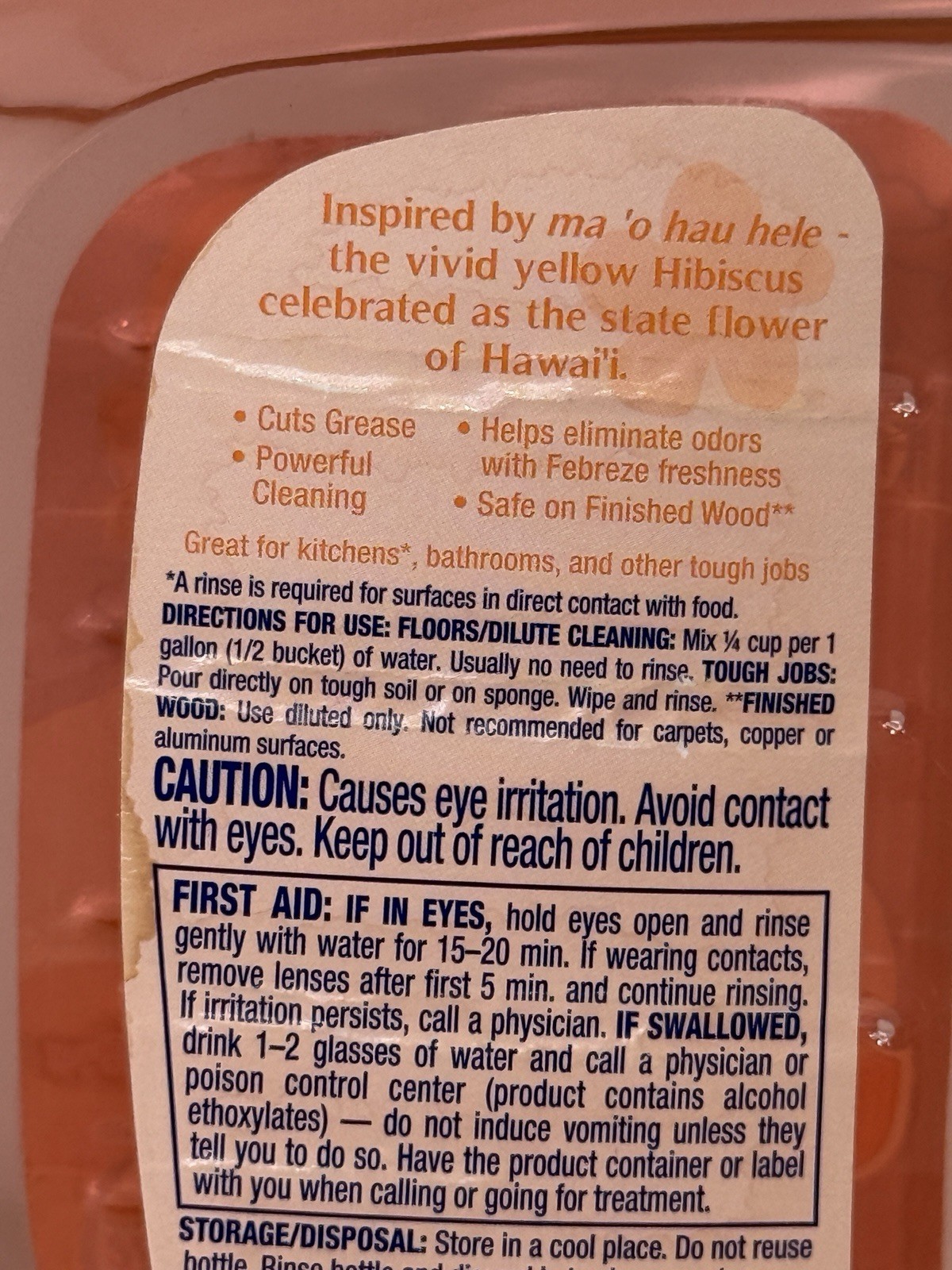 Mr. Clean Febreze Hawaiian Aloha & Meadow Rain Multi-Surface Cleaner Set 40oz