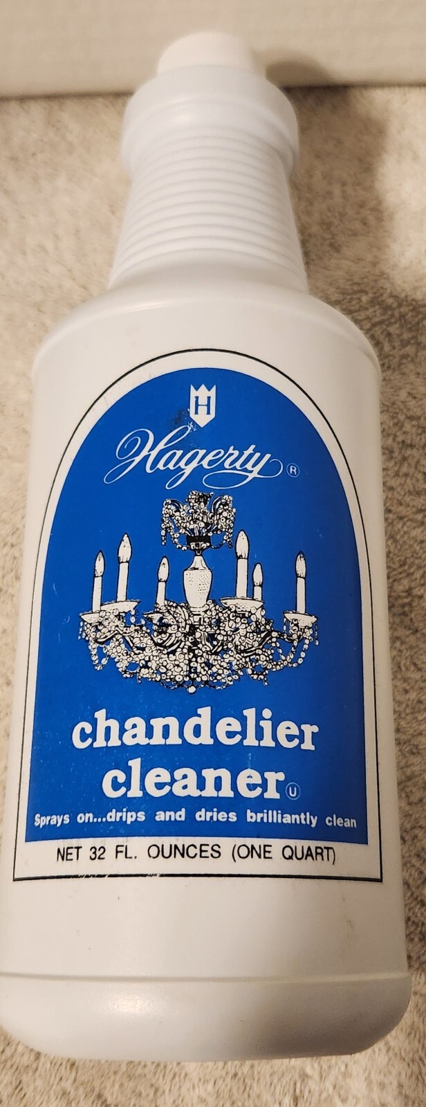 Hagerty Chandelier Cleaner 32 oz Refill No Wipe / Rinse USA Made
