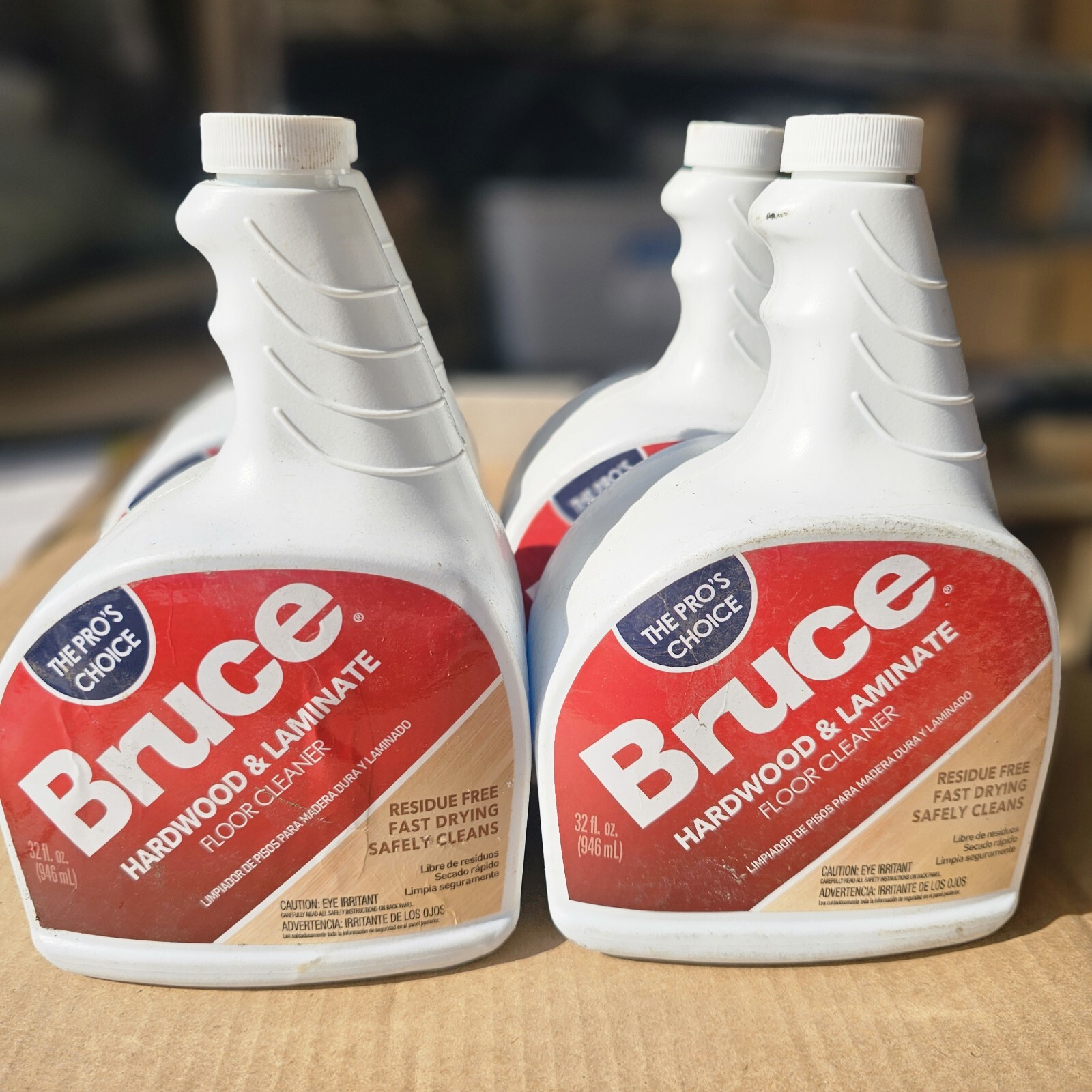 4 PK Bruce Hardware & Laminate Floor Cleaner Liquid 32 oz