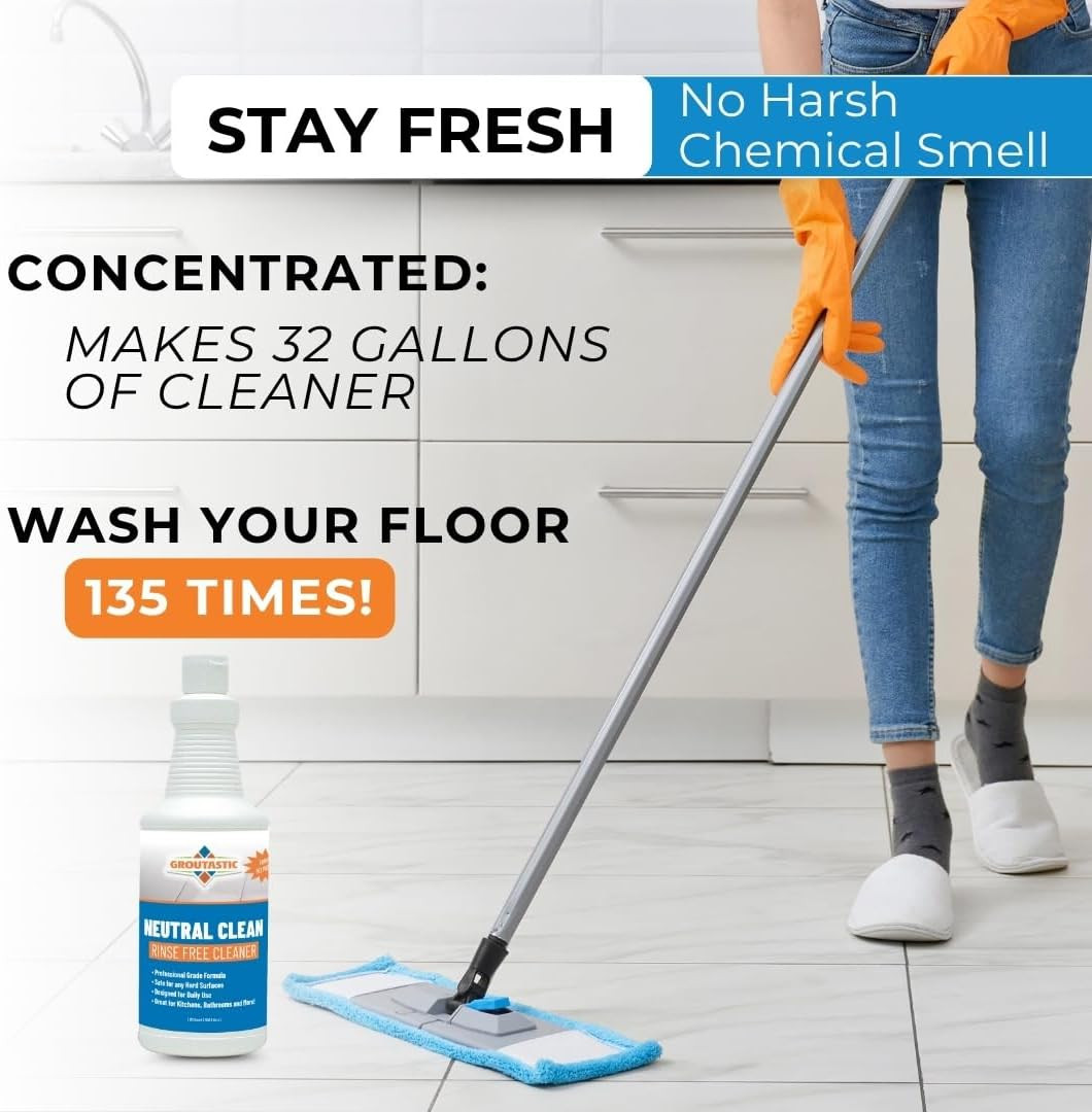 Ph Neutral Floor Cleaner – No Rinse Daily Mopping Solution for Tile, Stone, Marb