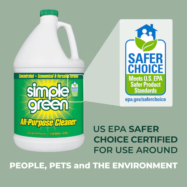 Simple Green 1.0 -Gallon Sassafras Liquid All-Purpose Cleaner – Combo 3 pack