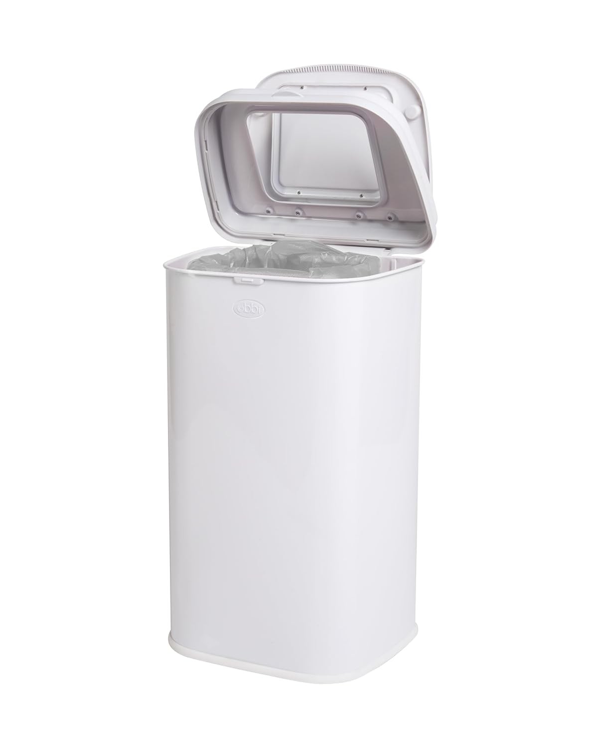 Ubbi Adult Diaper Pail, Steel Odor Locking, No Special Bag Required, Awards-Wi