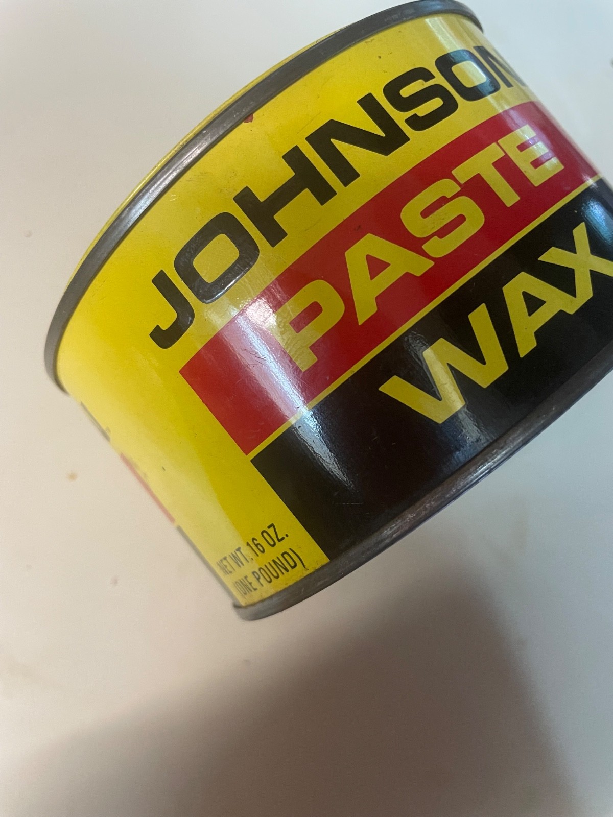 SC Johnson Wood Paste Wax Original Formula 16oz Open/Used Almost Full