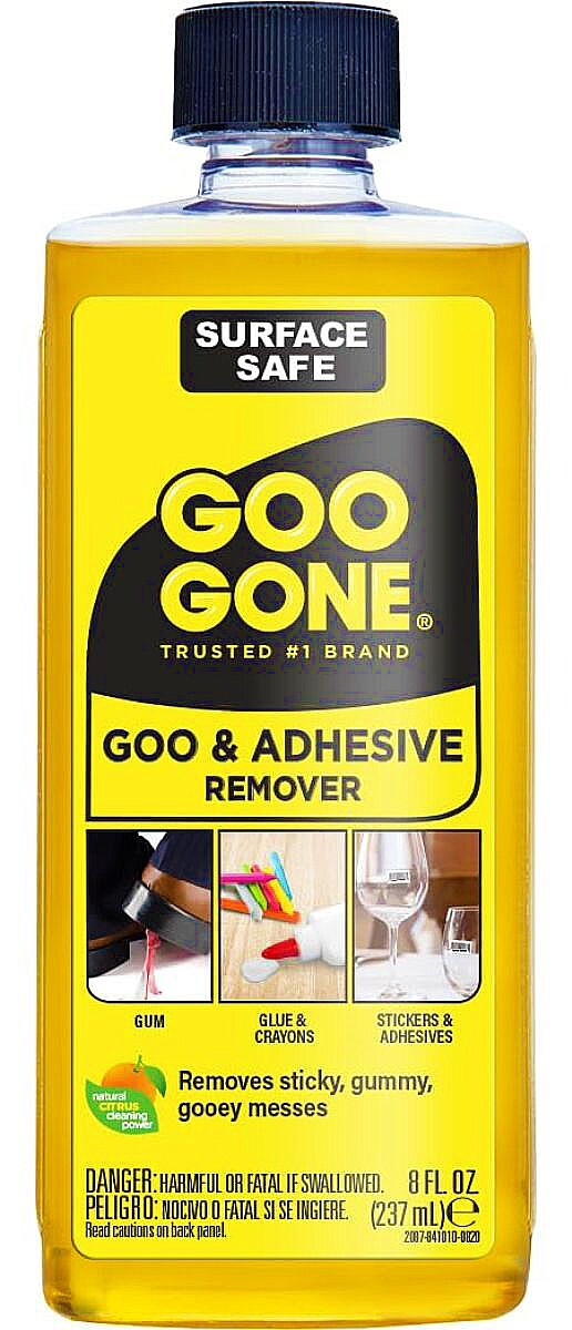 Goo Gone Adhesive Remover 8 oz Surface Safe /Sticker Label Decal Gum Tar +More