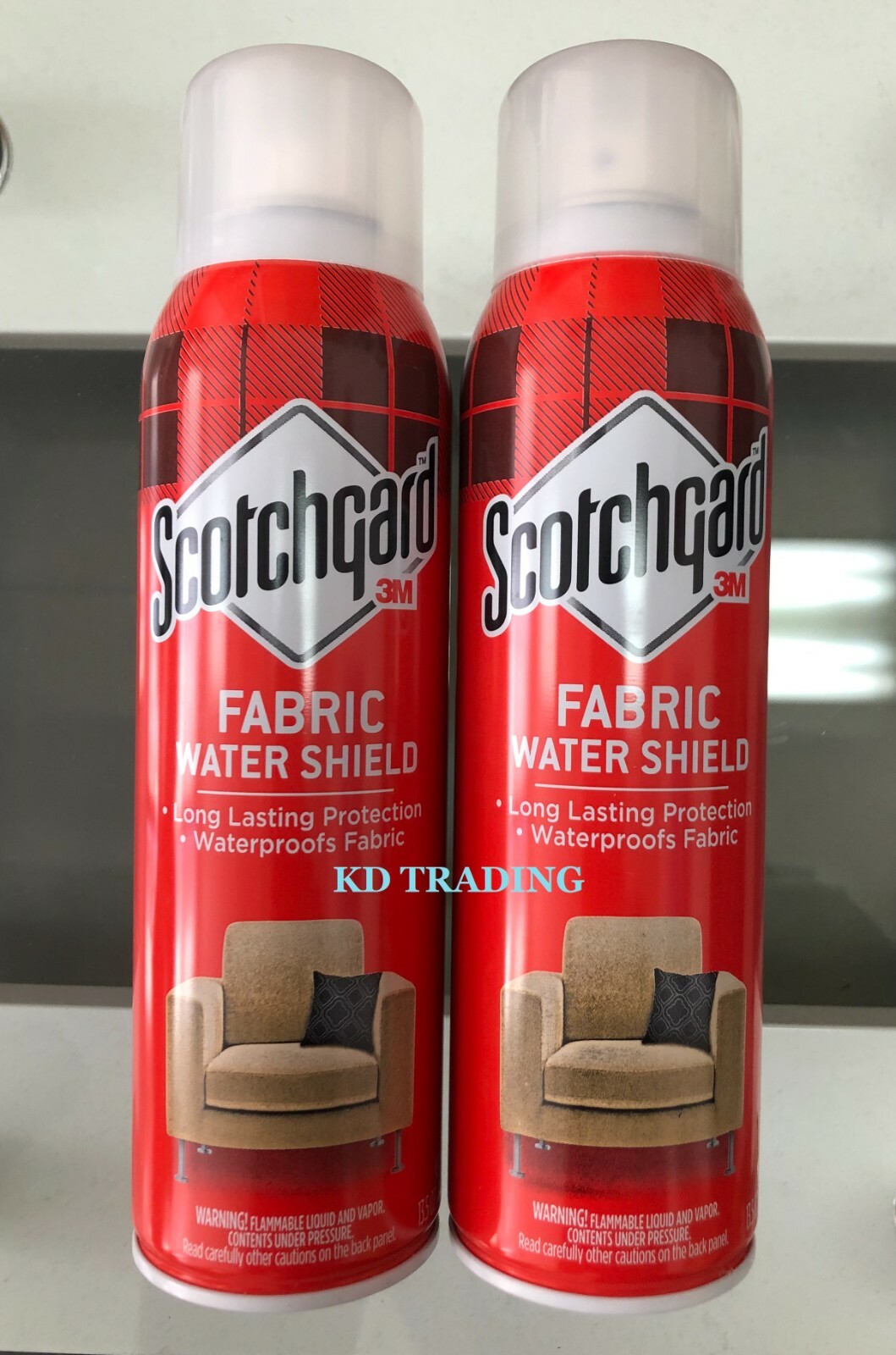 (2-Pack) 3M Scotchgard FABRIC Clothes Upholstery Waterproof WATER SHIELD 13.5oz