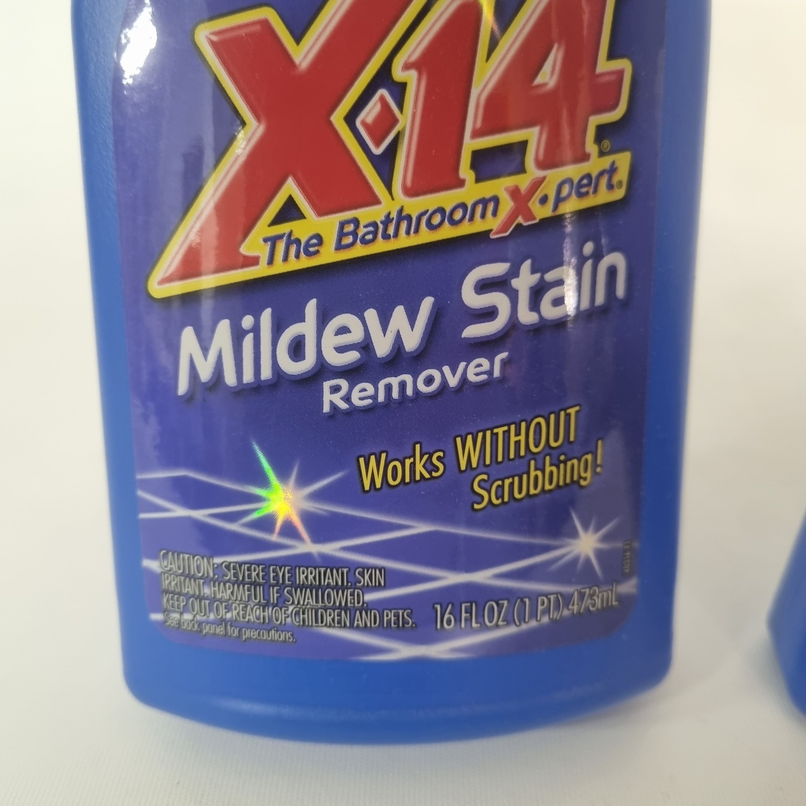 Lot 2 X-14 Professional Instant Mildew Stain Remover Non-Aerosol Trigger 16 OZ