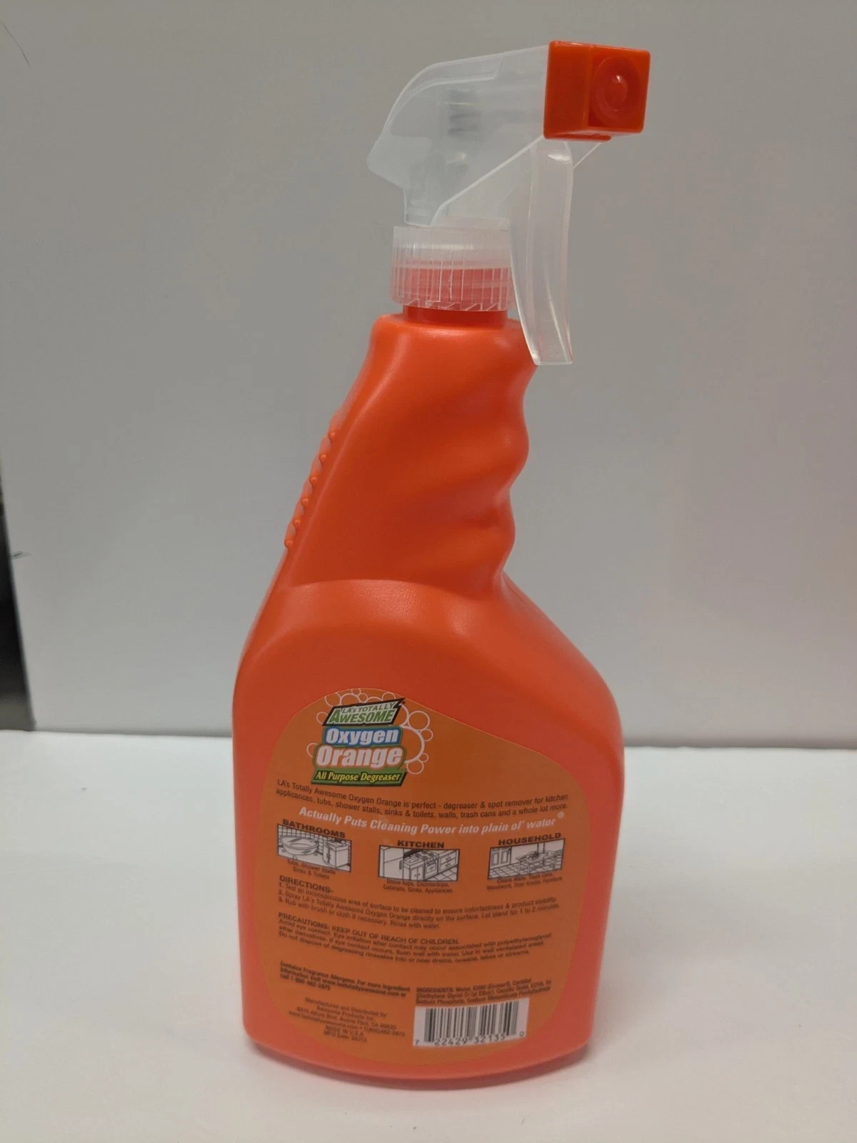 1 La’s Totally Awesome Oxygen Orange All Purpose Degreaser & Spot Remover 32 Oz