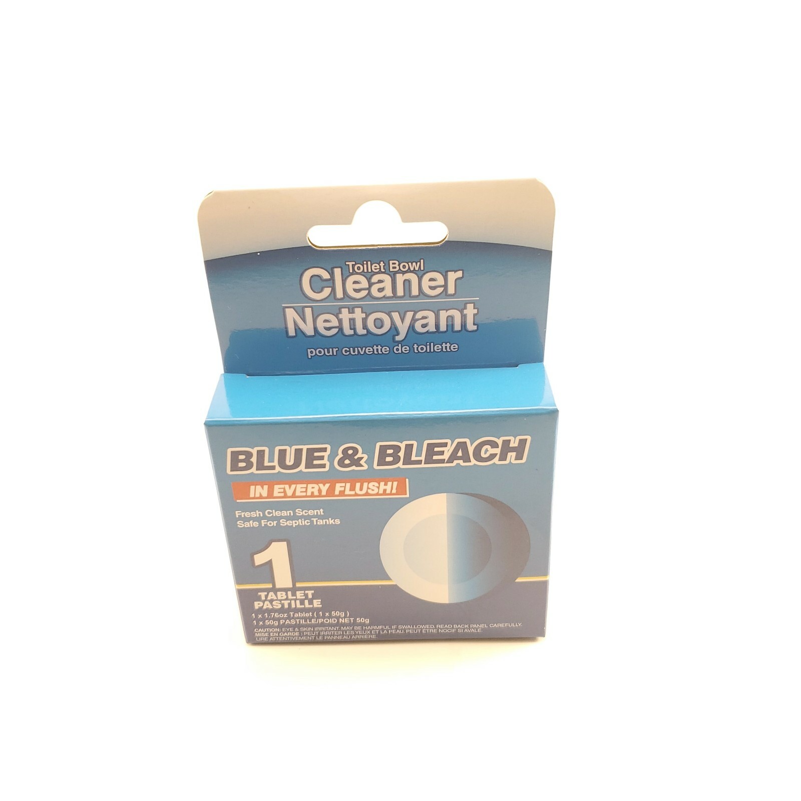 Blue & Bleach Toilet Bowl Tablet Fresh Clean Scent Septic Tank Safe USA Seller