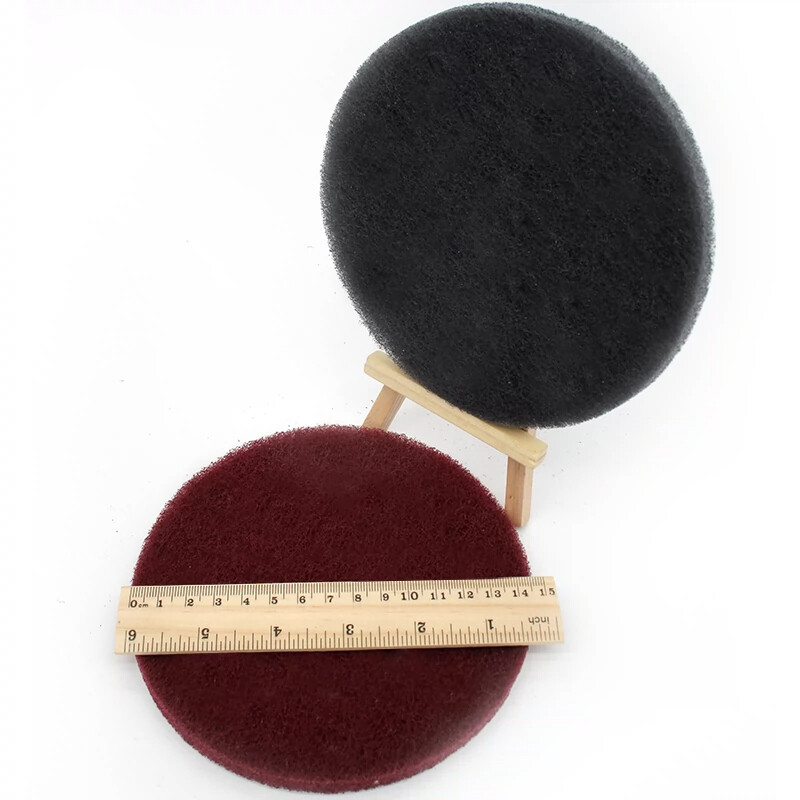 6 Inch 150mm Round Flocking Scouring Pad Cleaning Cloth Sanding Disc 240#-800#