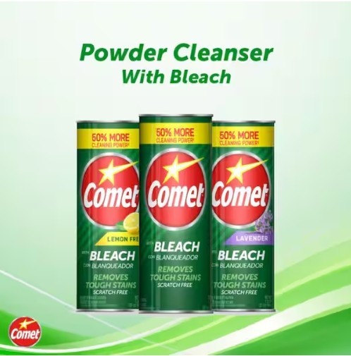 Comet 21 oz. All Purpose Abrasive Powder Cleaner with Bleach, Pine