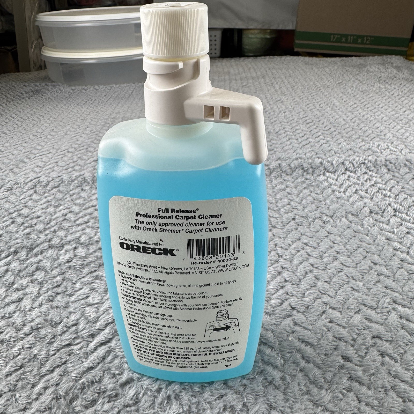 Oreck Carpet & Hard Floor Cleaner Professional Full Release 16 fl oz New Unused
