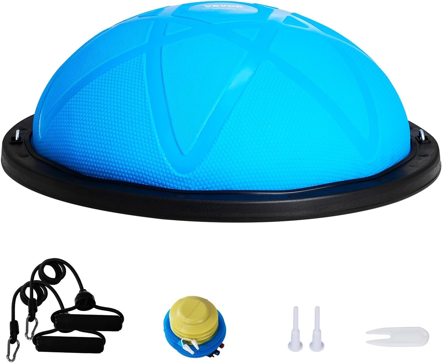 VEVOR Half Exercise Ball Trainer, 23/26 inch Balance Ball Trainer, 1500lbs Cap