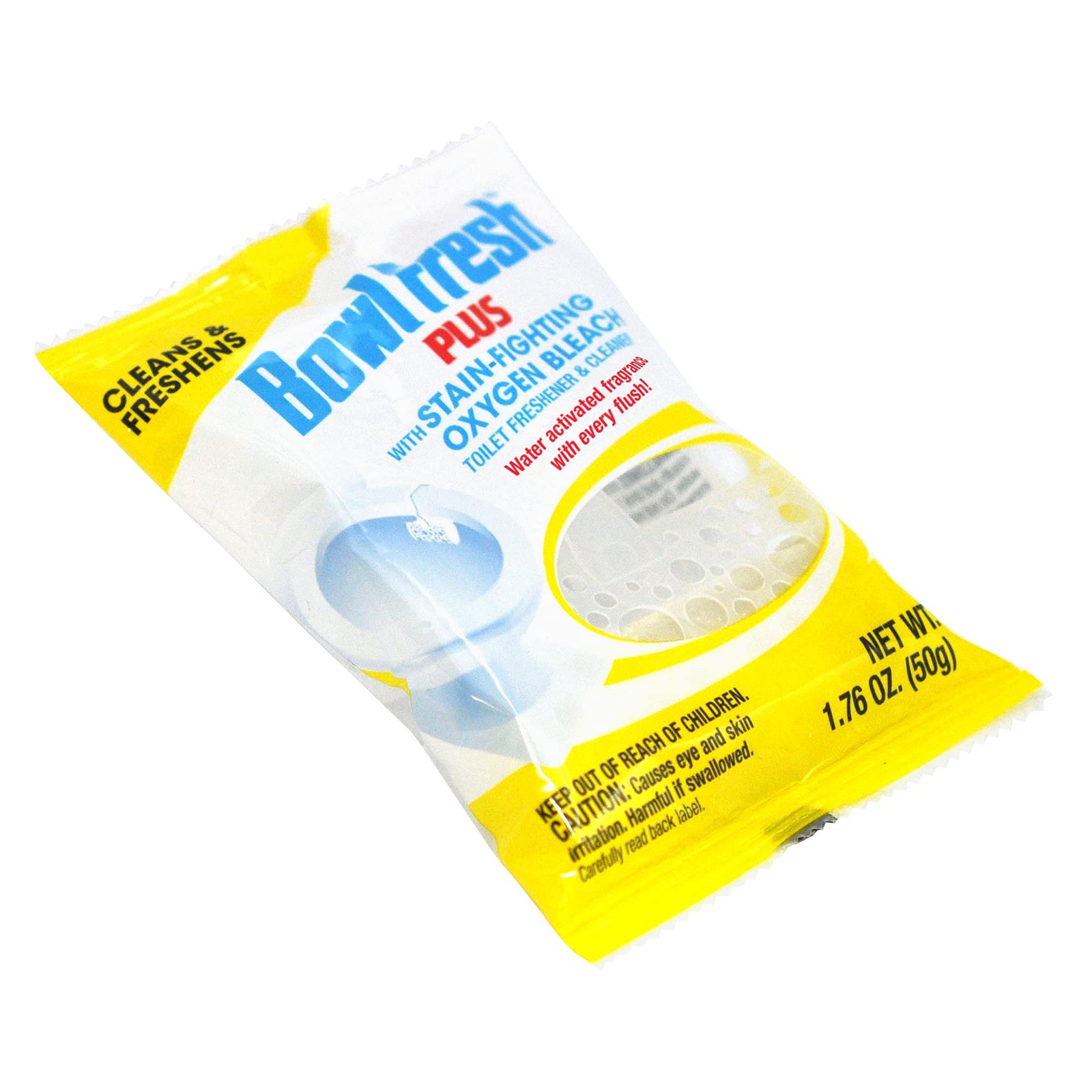 Toilet Bowl Cleaner & Deodorizer, Water Activated Fragrance, 4-Pack