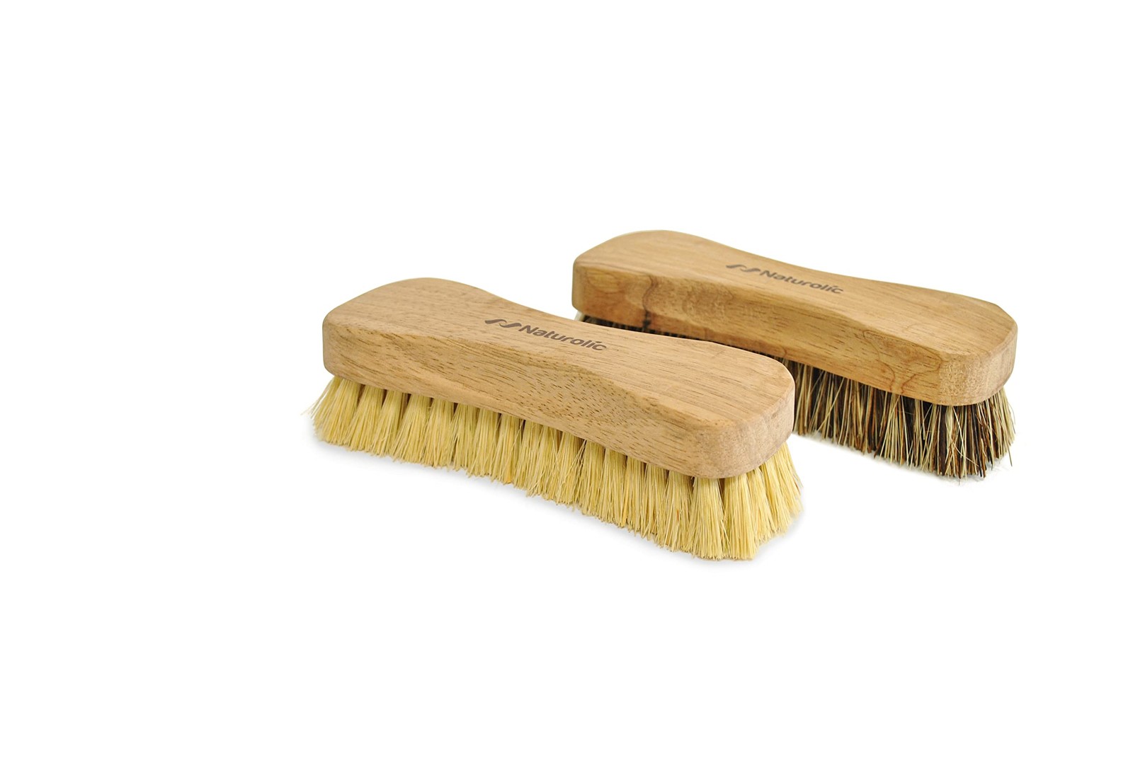 All-Natural Wooden Scrub Brush Set | Wooden Handle | Tampico and Palmyra bris…
