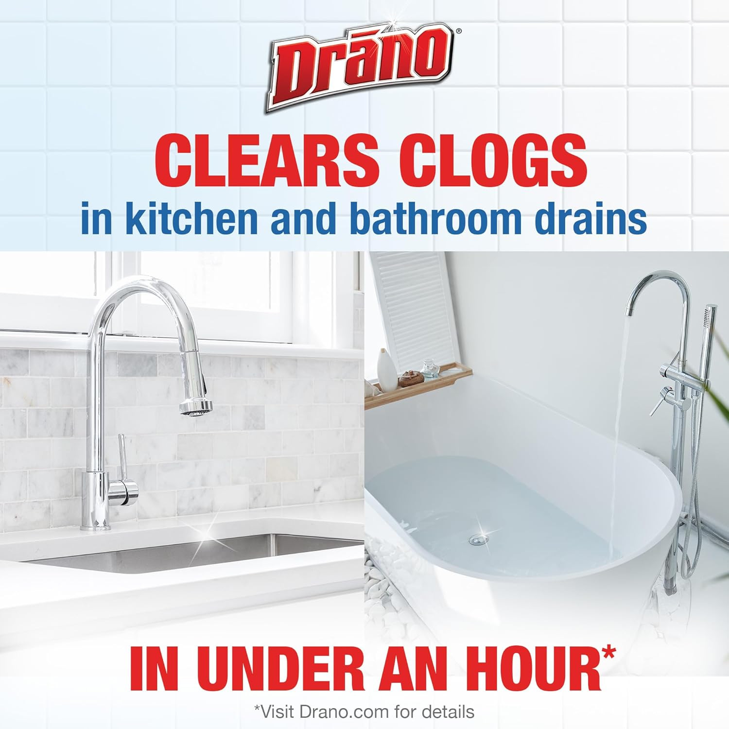 Drano Balance Drain Clog Remover and Cleaner, Non-Corrosive Formula, 32 Fl Oz