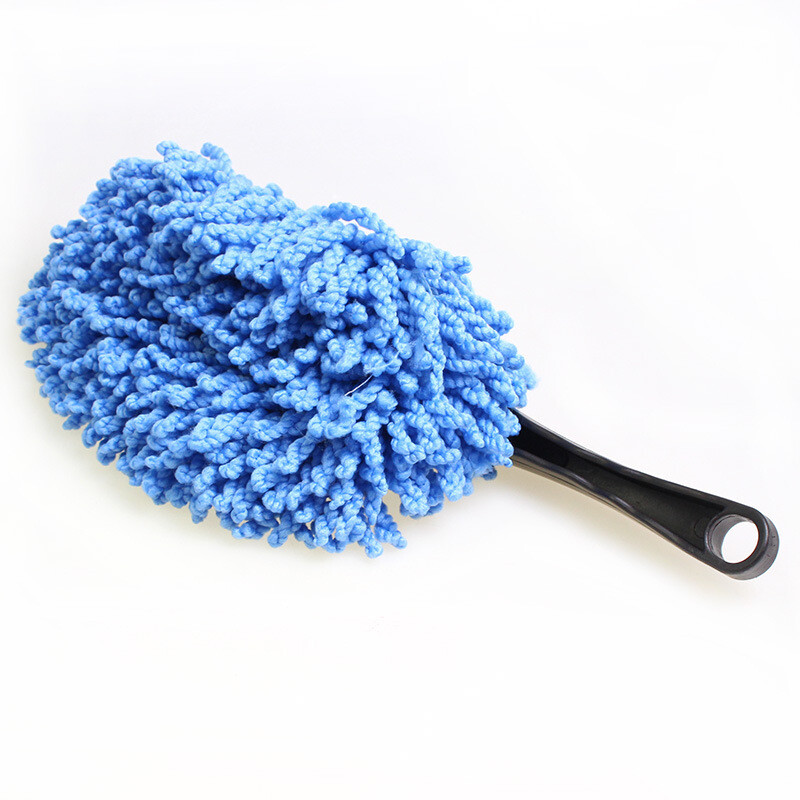 1Pc Super Soft Microfiber Car Dash Duster Brush Car Cleaning Home Kitchen C Blue