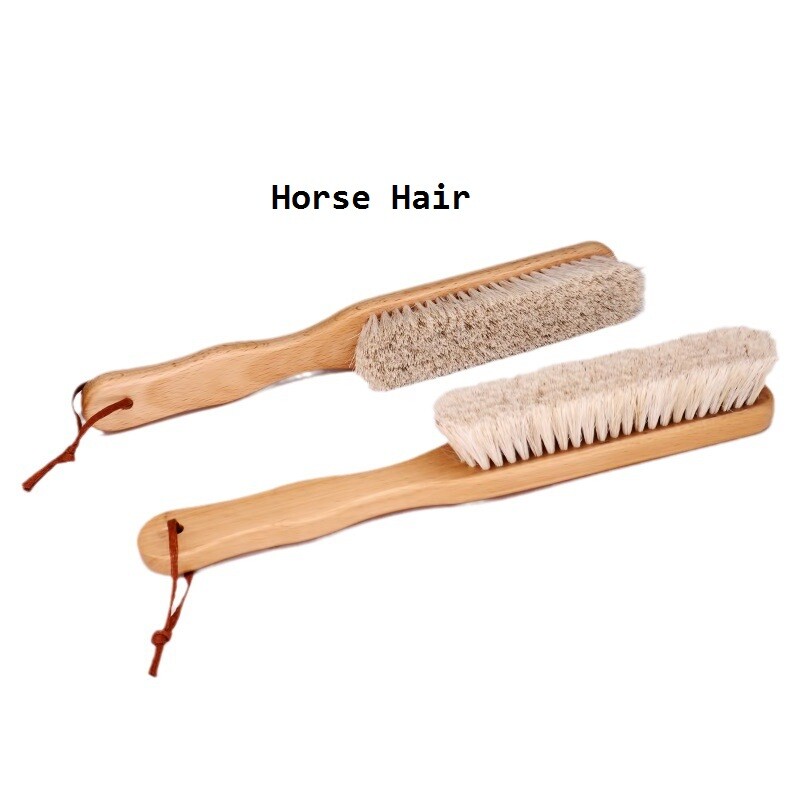 Engrave logo-Horse hair brush coat brush bed brush clean brush shoe brush soft