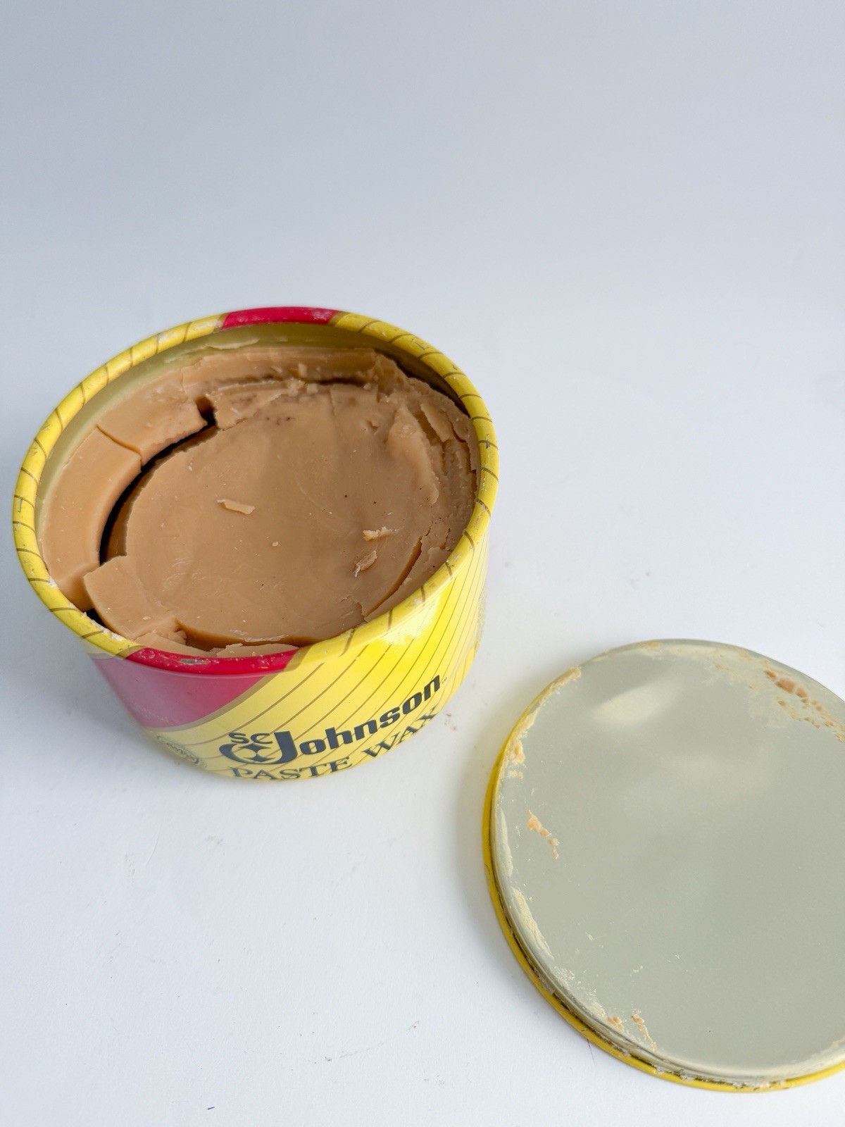 SC Johnson Paste Wax The Original Formula 16 oz Nearly Full Discontinued Item