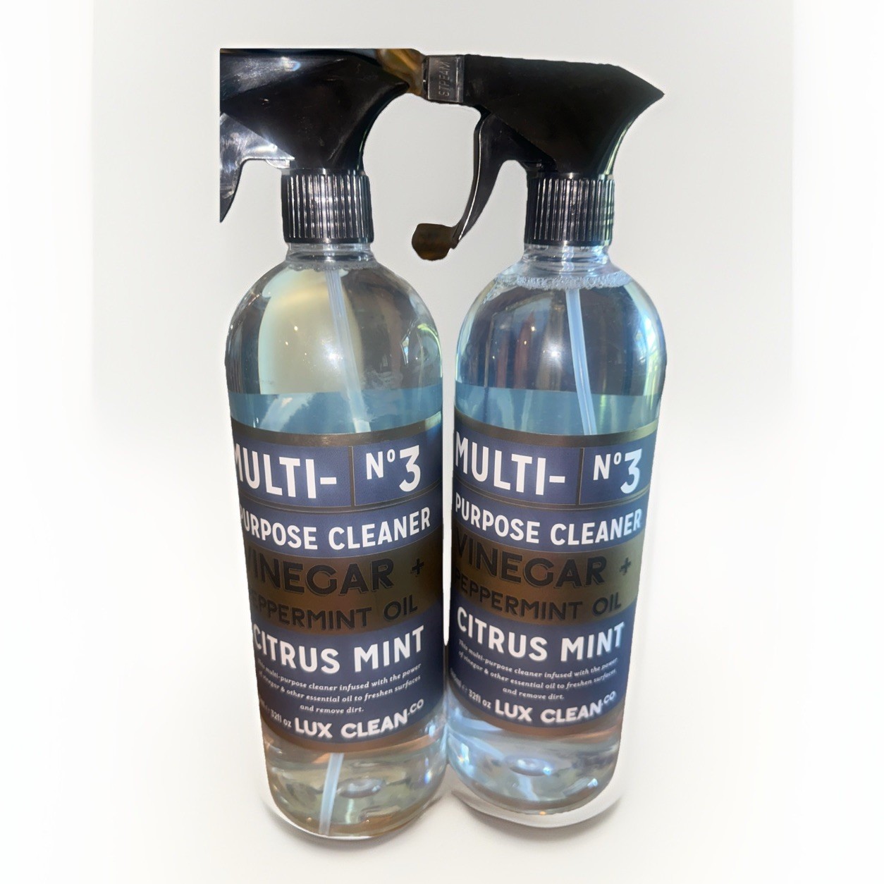 2 Lux Clean Vinegar &Peppermint Oil , Citrus Mint No 3