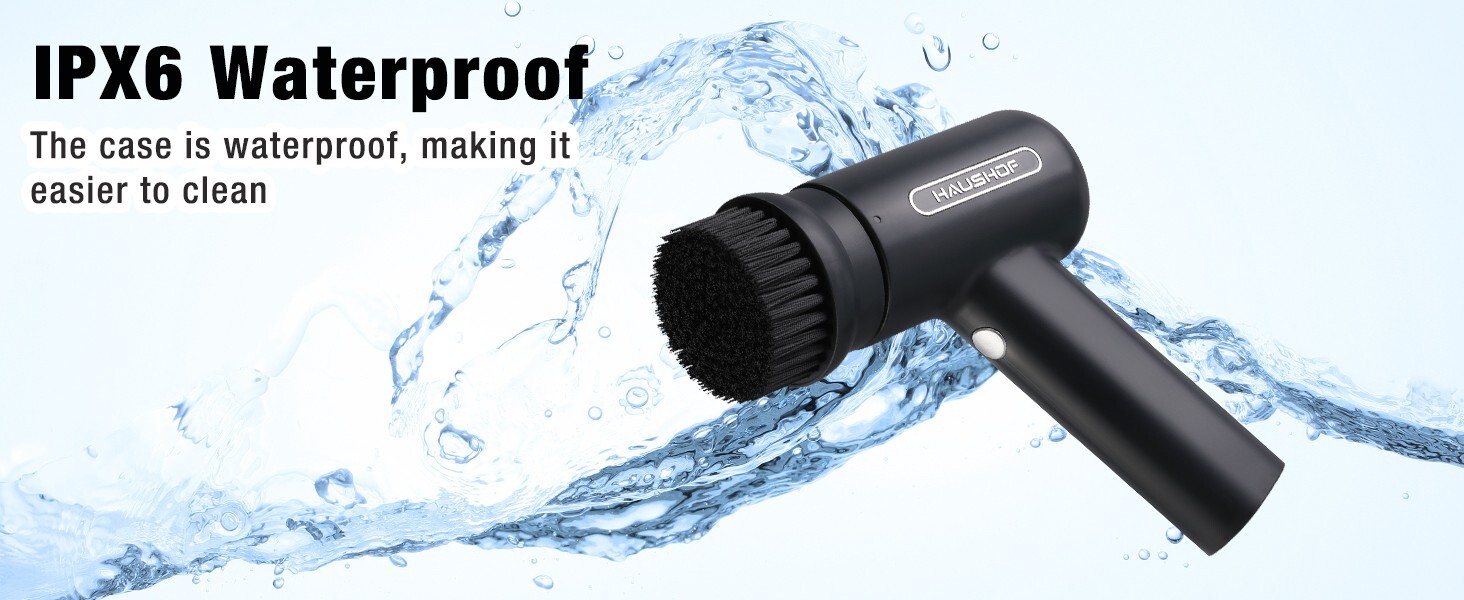 Electric Spin Scrubber Cordless Cleaning Brush with 8 Replaceable Heads 3 Speeds