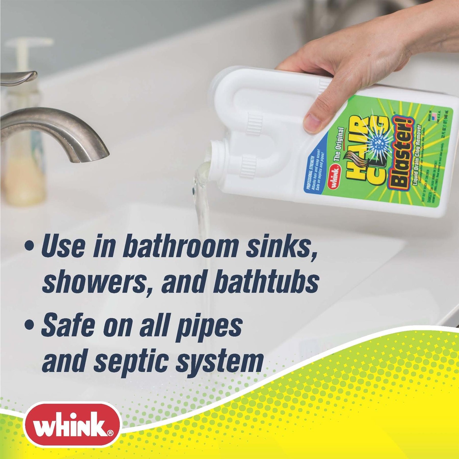 Whink Hair Clog Blaster!, 32 Fl Oz- 6217