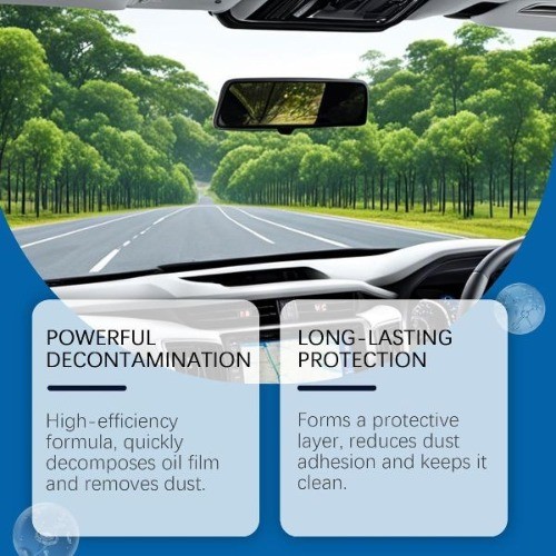 5 Fl. oz（150ML） Glass Oil Film Remover, Glass Oil Film Cleaner, Car Window Win