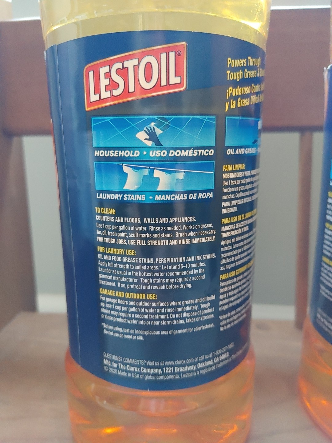 2 Lestoil 48 Oz. Heavy-Duty Concentrated Multi-Purpose Cleaner Household Laundry