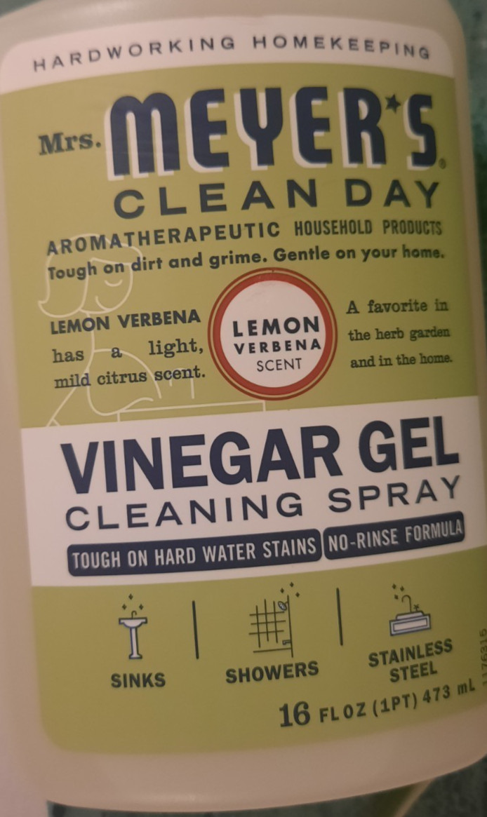 2X NEW MRS. MEYER’S CLEAN DAY LILAC SCENTED DISH SOAP & VINEGAR GEL CLEAN SPRAY