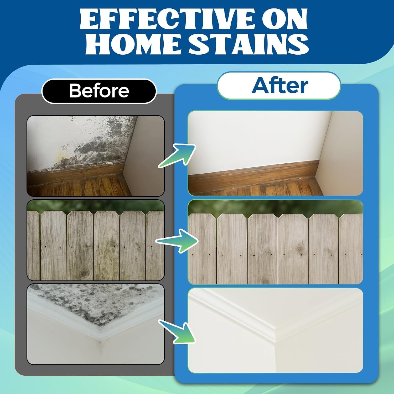 Multipurpose Wall Cleaner Spray – Mold Stain Cleaner for Home Surfaces – Bathroo