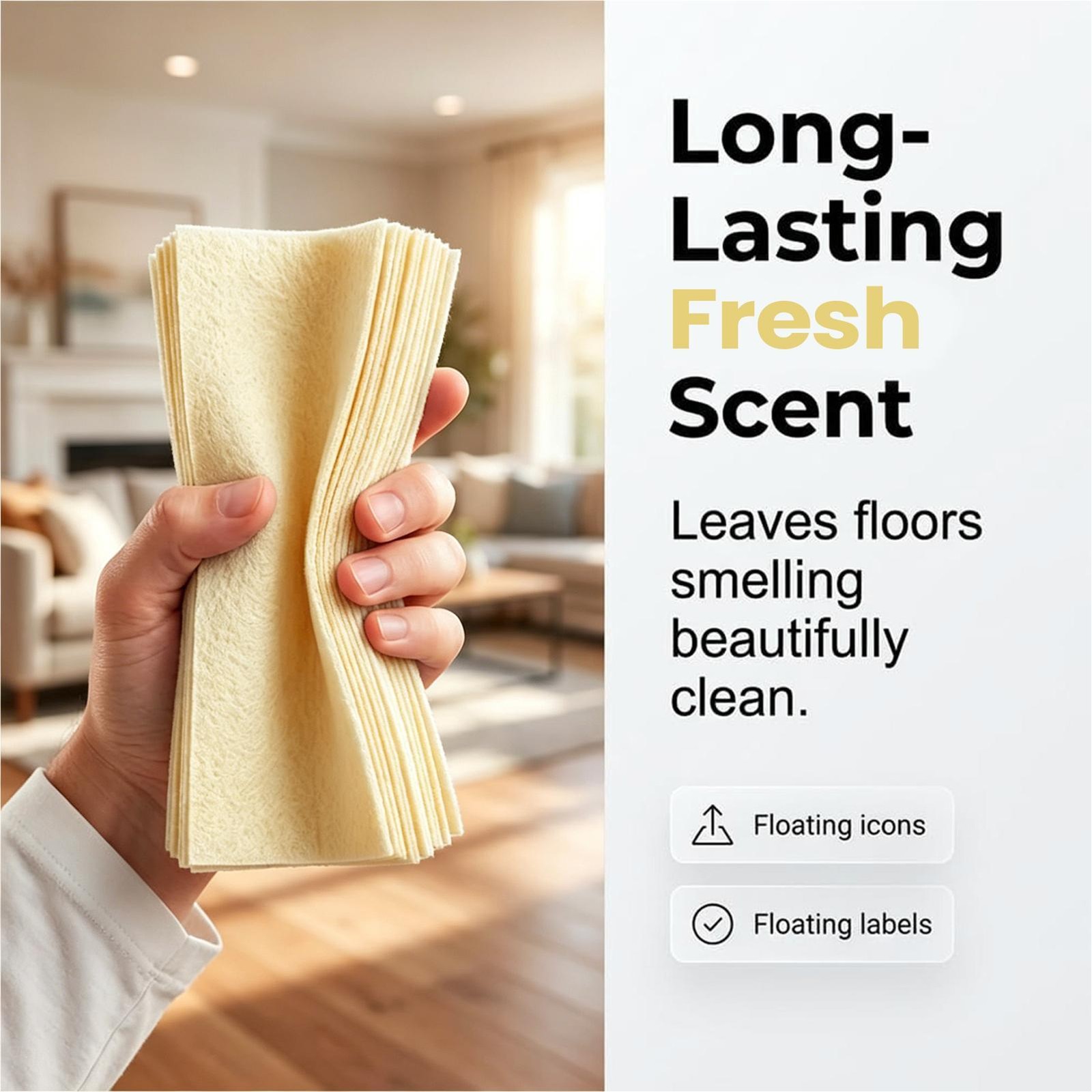 120 Pcs Hardwood Floor Deep Cleaning Tablets, Multiple Effect The Floors Clean