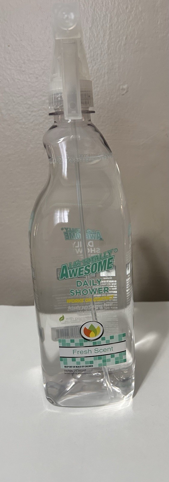 LA’s Totally Awesome Daily Shower Cleaner Spray, Fresh Scent, 32 fl oz