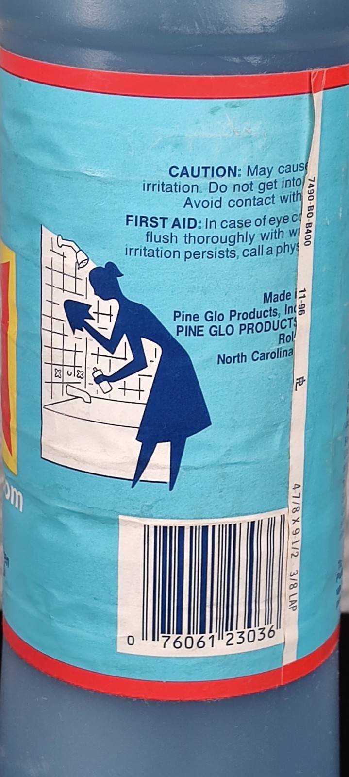Vintage Pine Glo Bowl Glo Toilet Bowl Bathroom Cleaner Movie Prop Cleaning