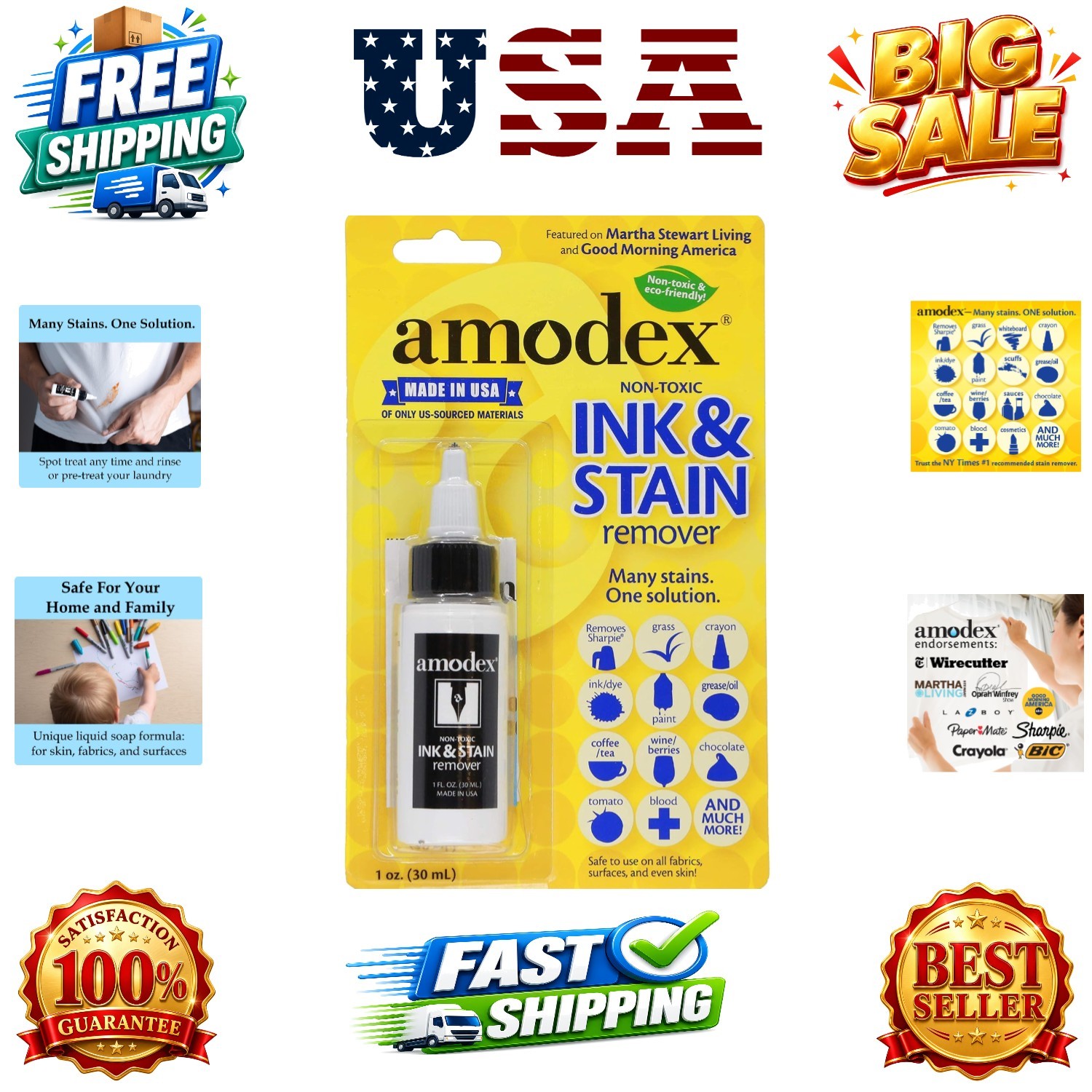 Ink & Stain Remover 1oz Bottle