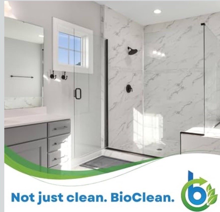 2 Bio-Clean Hard Water Stain Remover 20.3 oz New Unused Damaged Labels & Lids