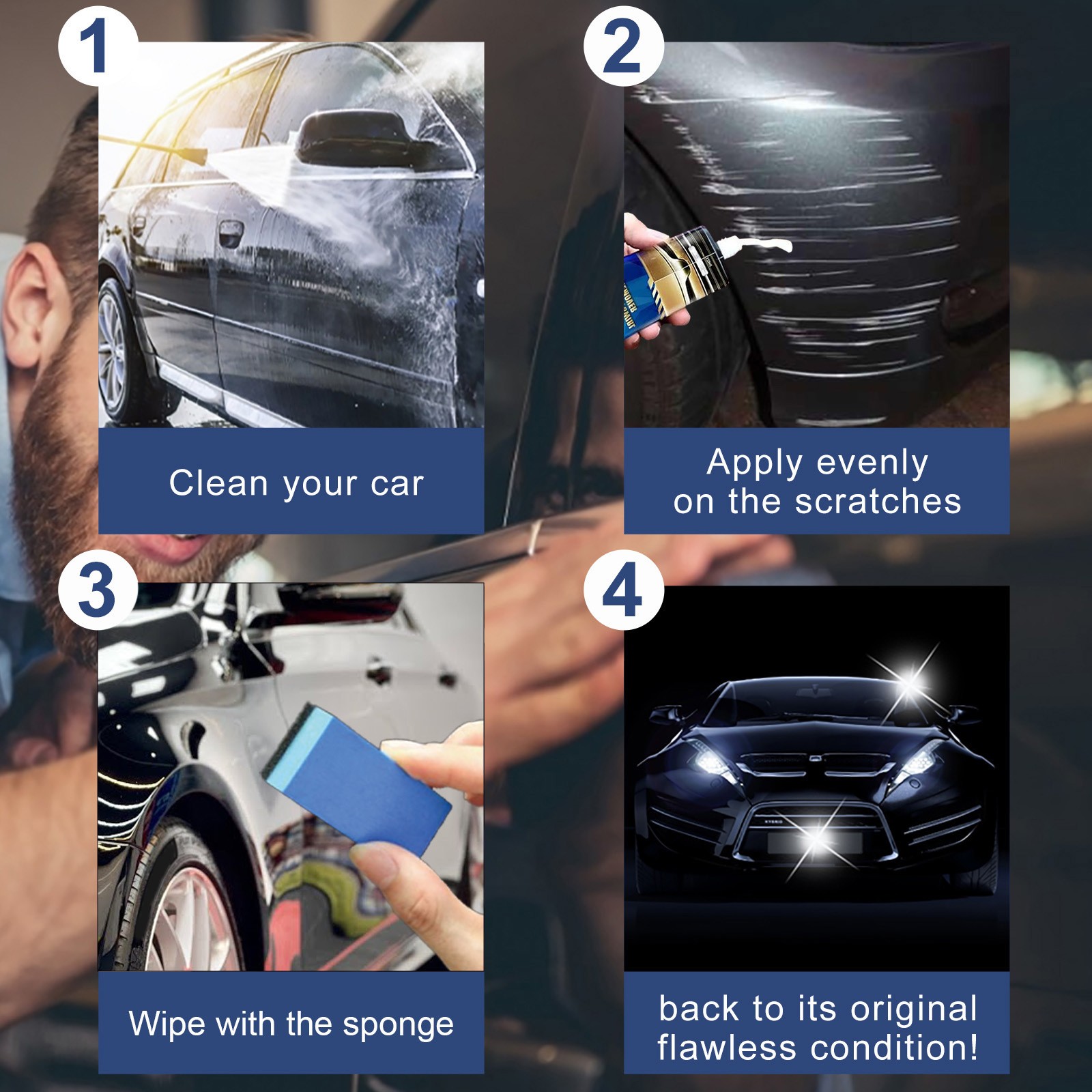 Car Scratch Remover Paste – Paint Repair, Polishing Compound, Auto Touch-Up