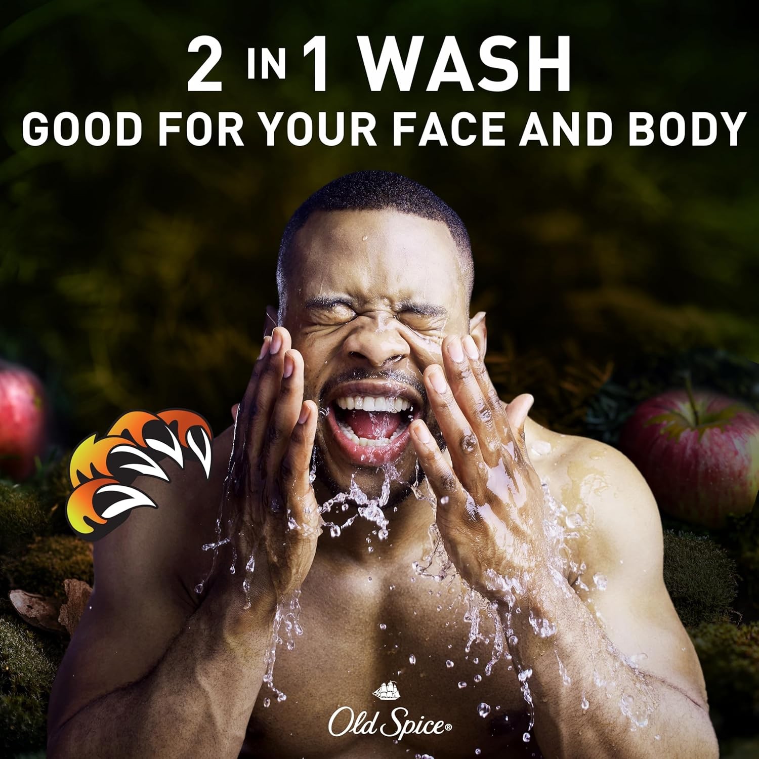 Old Spice Cleansing Body Wash for Men, 3X Defense, 24/7 Shower Fresh with Last