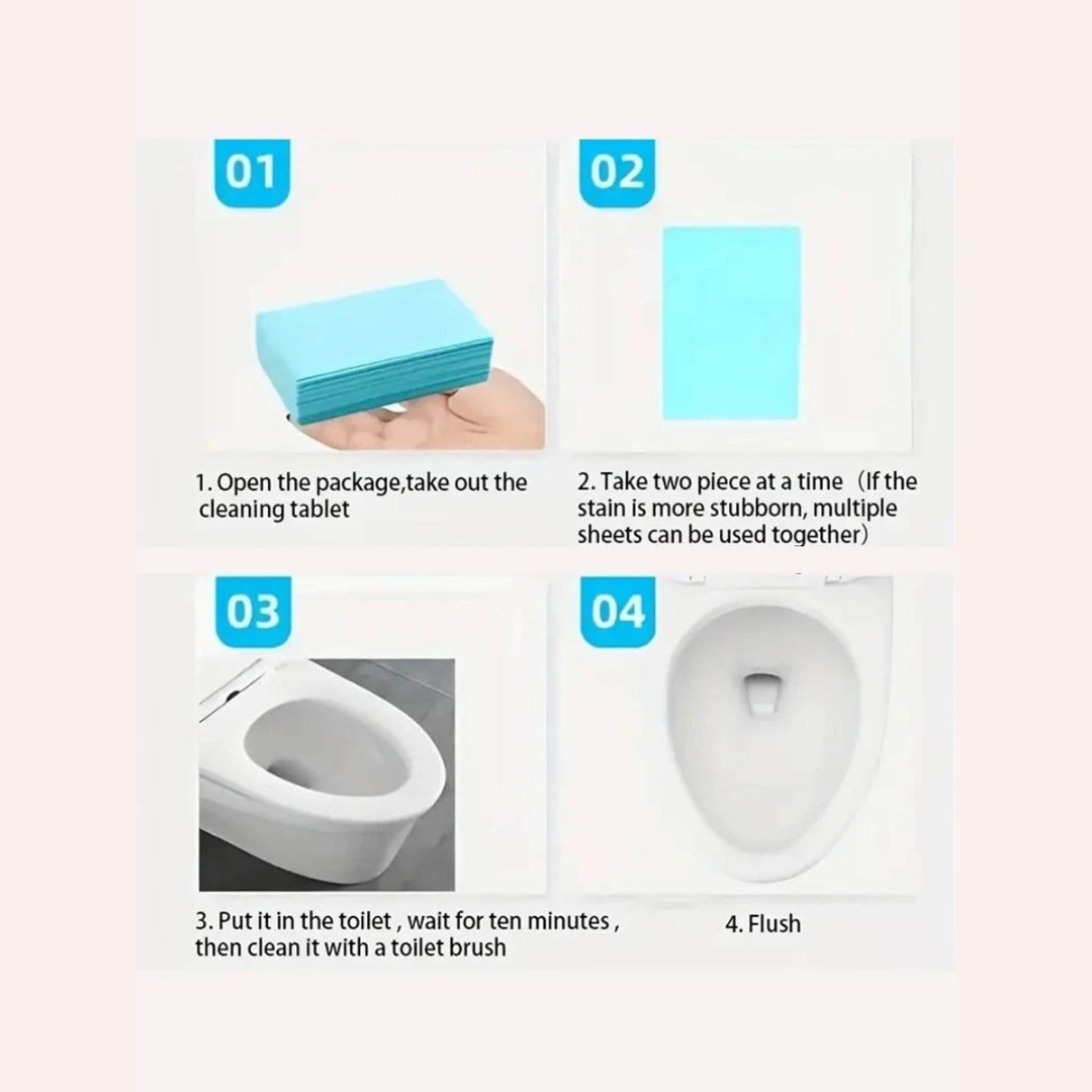 60pcs Toilet Cleaner Tablets Eco Friendly for Quick and Easy Cleaning