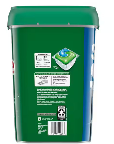Complete Action Pacs Fresh Scent Tablet Dishwasher Detergent (100-Count)