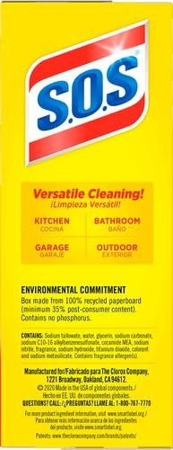 S.O.S-10002, Steel Wool Soap Pads, 10 Ct (Pack of 2)
