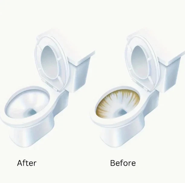 Magnetic Toilet Cleaner 2 Pack Chemical Free Long Lasting for Hard Stains 4 pcs