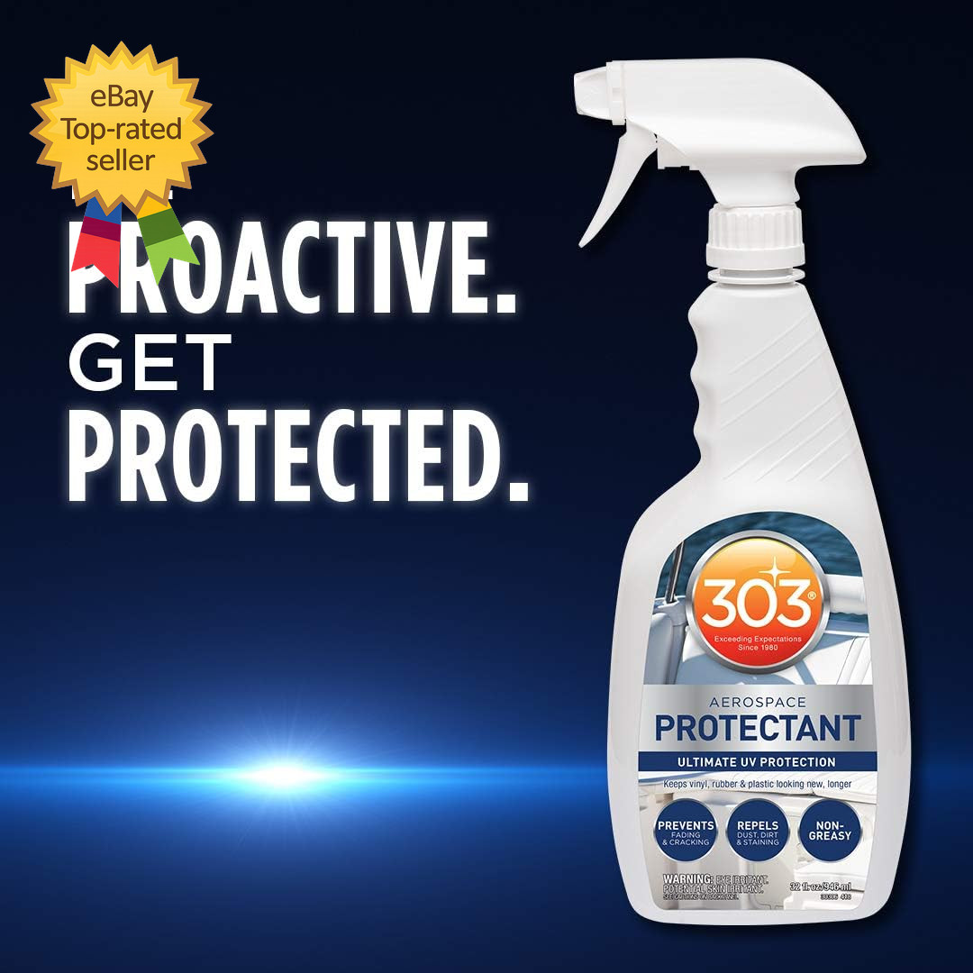 Marine Aerospace Protectant Spray 32oz UV Protection Vinyl Cleaner Matte Finish