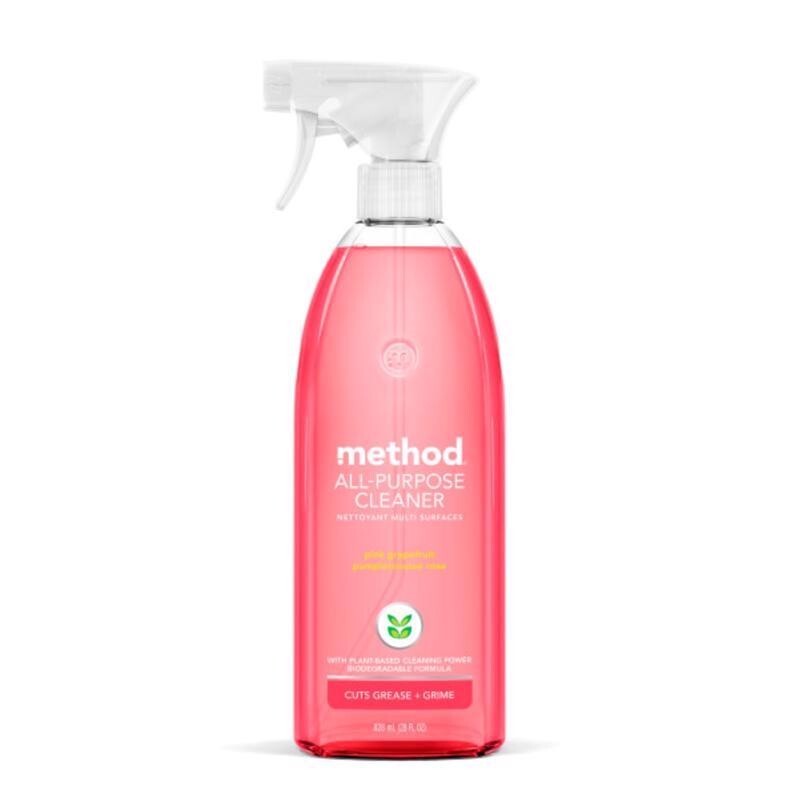 Method Pink Grapefruit Scent All Purpose Cleaner Liquid 28 oz Plant Based New