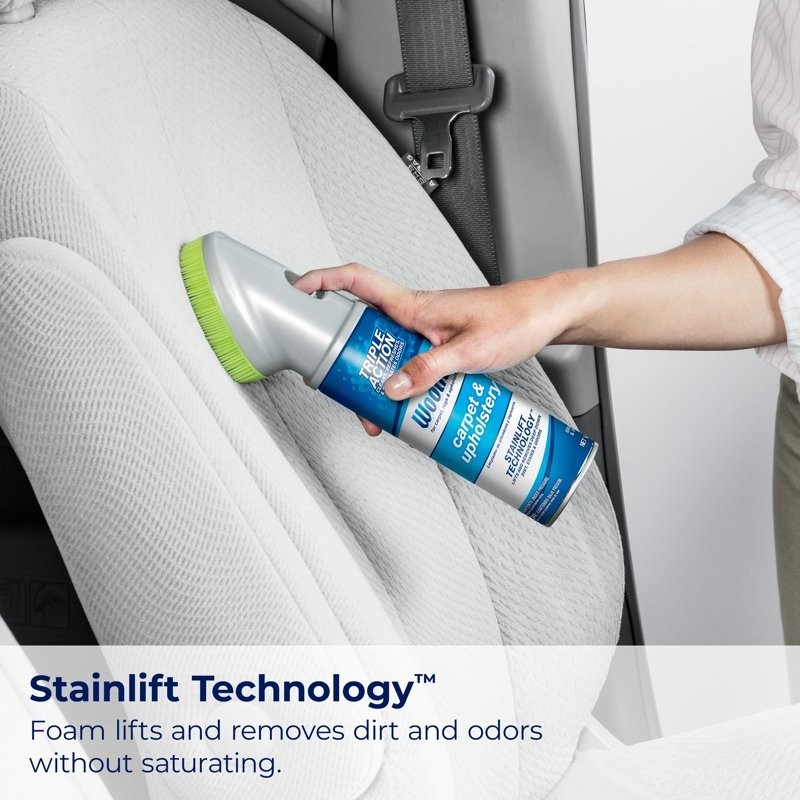 Woolite Carpet and Upholstery Cleaner 12oz Fabric Stain Remover Foam Spray